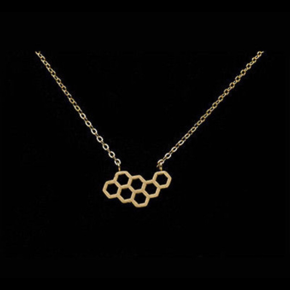 Honeycomb Honey Bee Fashion Jewelry Charm Pendant